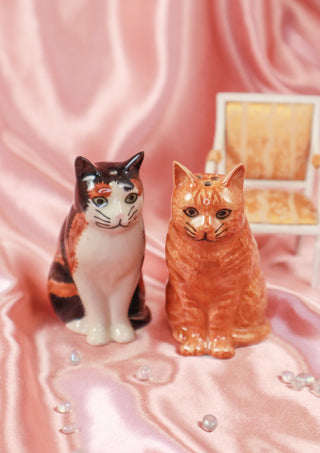 Eleanor & Vincent cat salt and pepper shakers