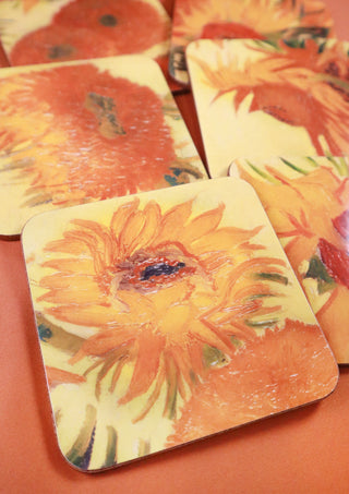 Coasters Sunflowers, Vincent van Gogh