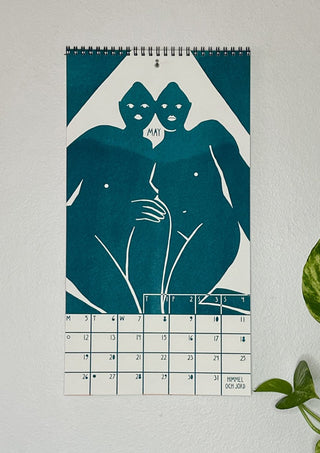 One Year Of Daydreaming 2025 Calendar by Yasmina Karli Malmsten