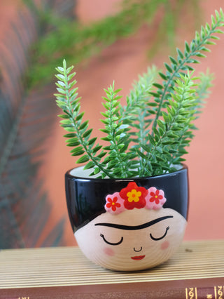 Mini Frida Kahlo planter