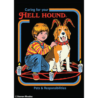 Magnet-Caring for your hell hound by Steven Rhodes
