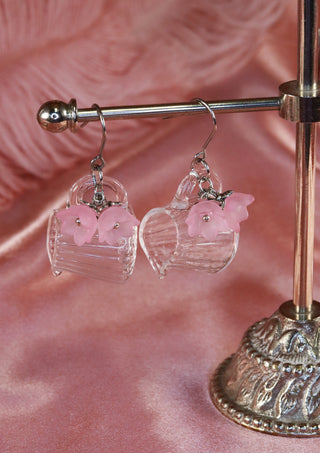 The Smallest Glass Carafe Earrings [ONLINE EXCLUSIVE] Forever Blossom Collection
