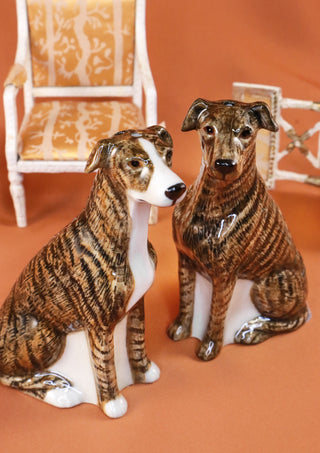 Greyhound salt and pepper shakers