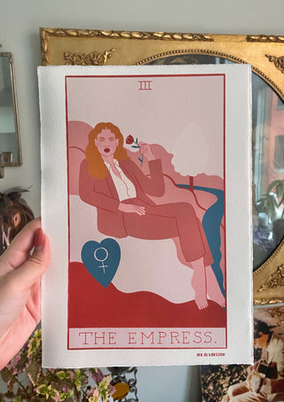 The empress art print by Ida Alvarsson