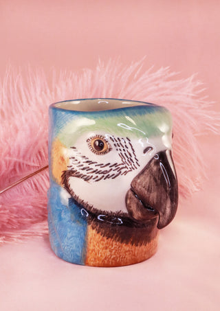 Macaw parrot pot