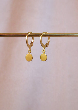 Tiny coin mix & match earring