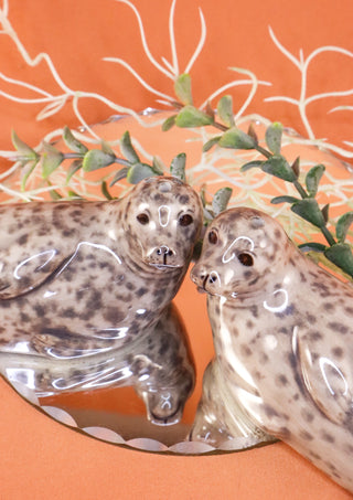 Harbour Seal salt and pepper shakers