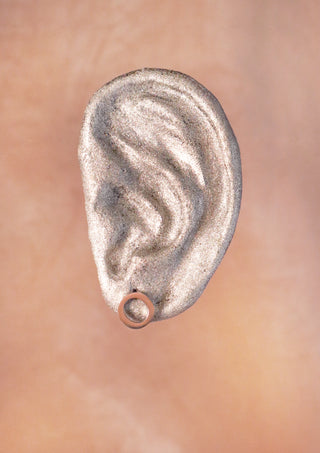 Irregular Circle stud earrings