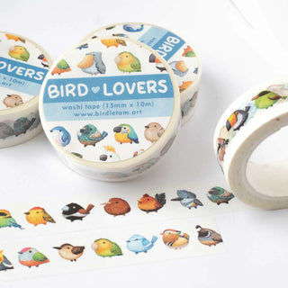 Bird lovers washi tape by Birdie Tam